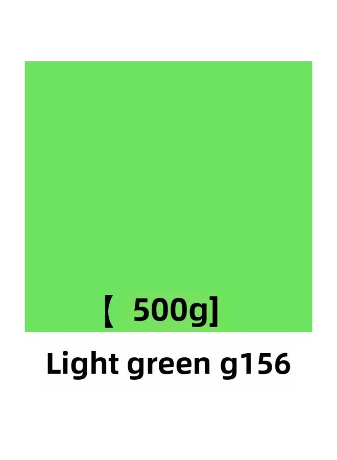 Soft Clay 500g Children's Handmade Diy Toys Colored Clay Clay Handmade Primary School Students Special Safe And Non-toxic-Color:Tender Green 500g (G156)  - Image 1