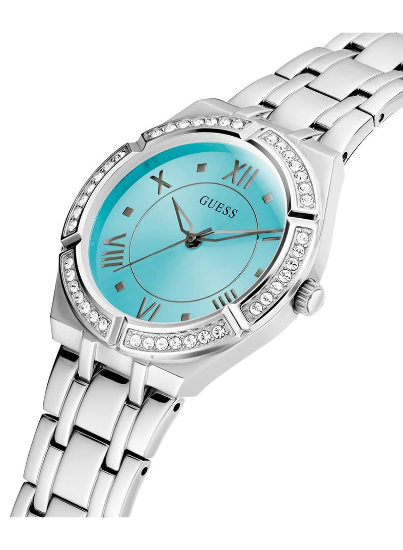GUESS ساعة يد نسائية أنالوج دائرية من الفولاذ المقاوم للصدأ GW0033L7 - 36 مم - Image 2