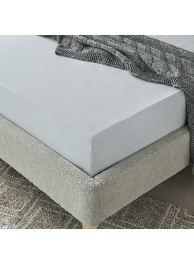 Home Box Essential Cotton Twin Fitted Sheet 120 x 200 x 36 cm  - Image 2