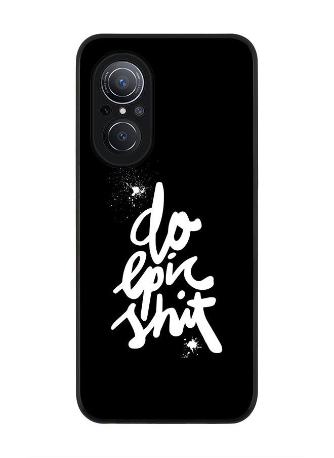 Stylizedd Rugged Black edge case for Huawei Nova 9 SE  Slim fit Soft Case Flexible Rubber Edges Anti Drop TPU Gel Thin Cover - Epic  - Image 1