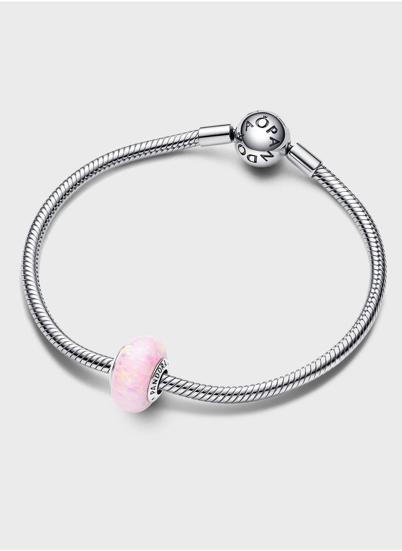 PANDORA Opalescent Pink Charm  - Image 3