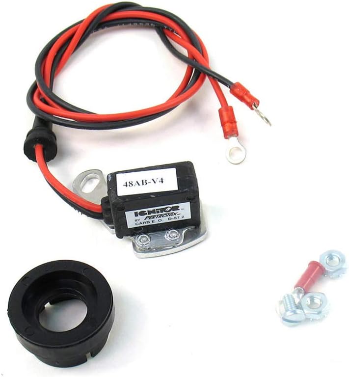 1281 Ignitor Kit For Original Motorcraft Distributors. 8-Cylinder, Single Point, Vacuum Advance, 12-Volt Negative Ground. Typically Found In 1957-74 Ford Vehicles.