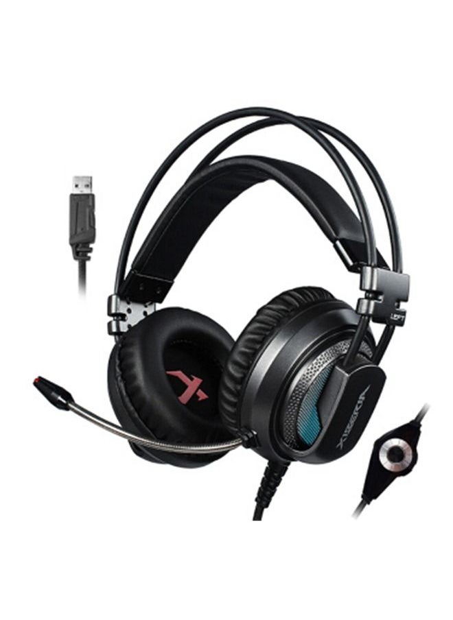 Standard - XIBERIA V10 Gaming Headset With Mic Comfortable USB Over-Ear Pro With Surround Sound Flexible Microphone For PC Xbox Switch Playstation - Image 1