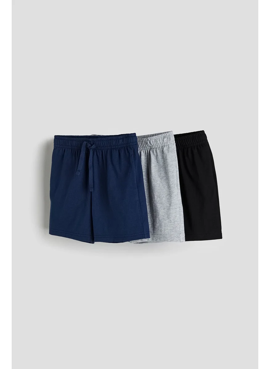 H&M 3-Pack Cotton Jersey Shorts