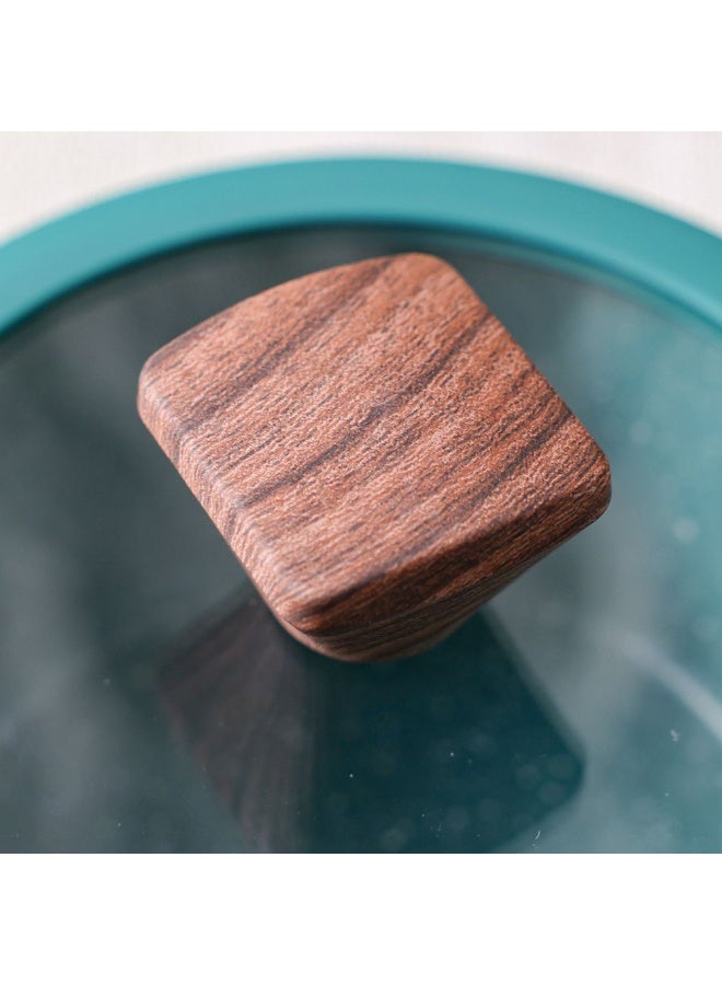 DANUBE HOME Chef's Delight Florin Sauce Pan with Marble Coating – Non-Stick, PFOA-Free, Durable Cookware for Easy Cooking – Perfect for Home, Kitchen, Gas & Induction Stoves 16x7.5cm - Green - Image 3