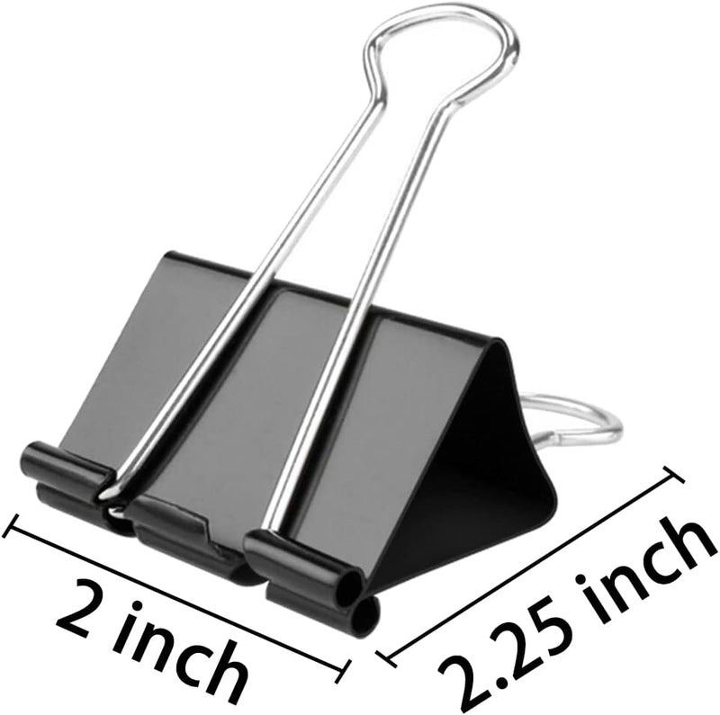 Apoulin 40Pack Extra Large Binder Clips for Office Home 2 inch - Image 2