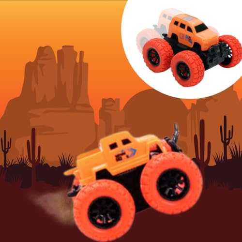 PLUSPOINT Monster Truck Toys - Friction Powered Toy Cars Push and Go Vehicles for Kids Best Christmas Birthday Party Gift for Boys Girls Aged 3 and Above (Climber 3pc) - Image 5