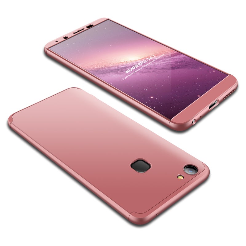 Generic (Unbranded) For VIVO V7 plus/Y75S/Y79 3 in 1 360 Degree Non-slip Shockproof Full Protective Case black - Image 3