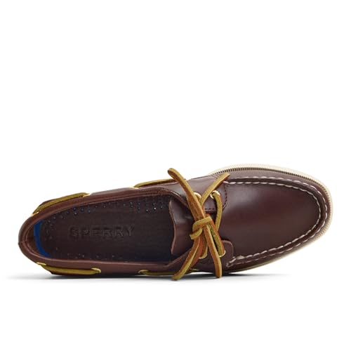 Sperry Women's Authentic Original 2-Eye Boat Shoe, Brown, 9 Wide - Image 5