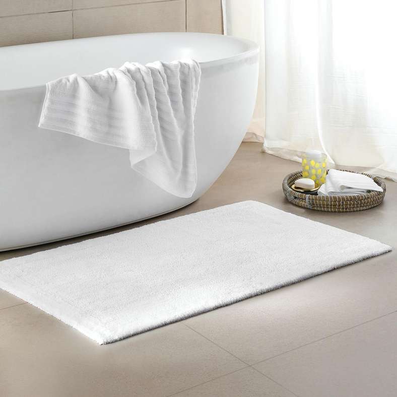 Pan Home Hydrosoft Cotton Bathmat - White