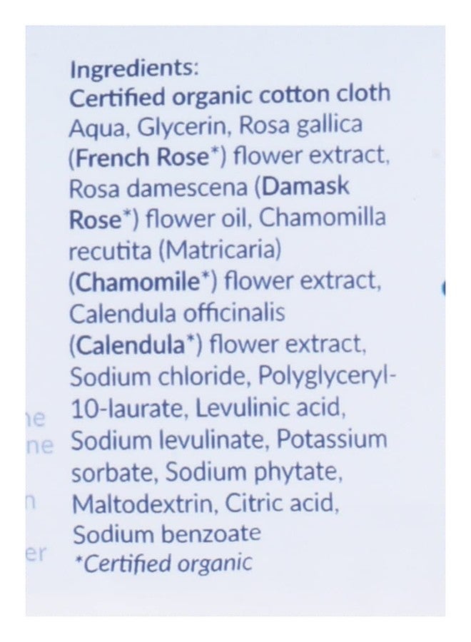 Natracare Organic Cotton Intimate Wipes Infused with Organic Essential Oils of Chamomile, Calendula and French Rose, 12 Wipes per pack (24 Pack, 288 wipes total) - Image 3