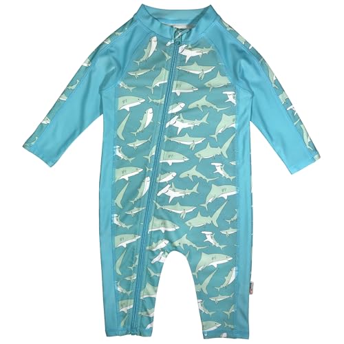 SwimZip Boys' Long-Sleeve UPF 50+ Swimsuit for Baby, Toddler, & Little Boys - Image 1