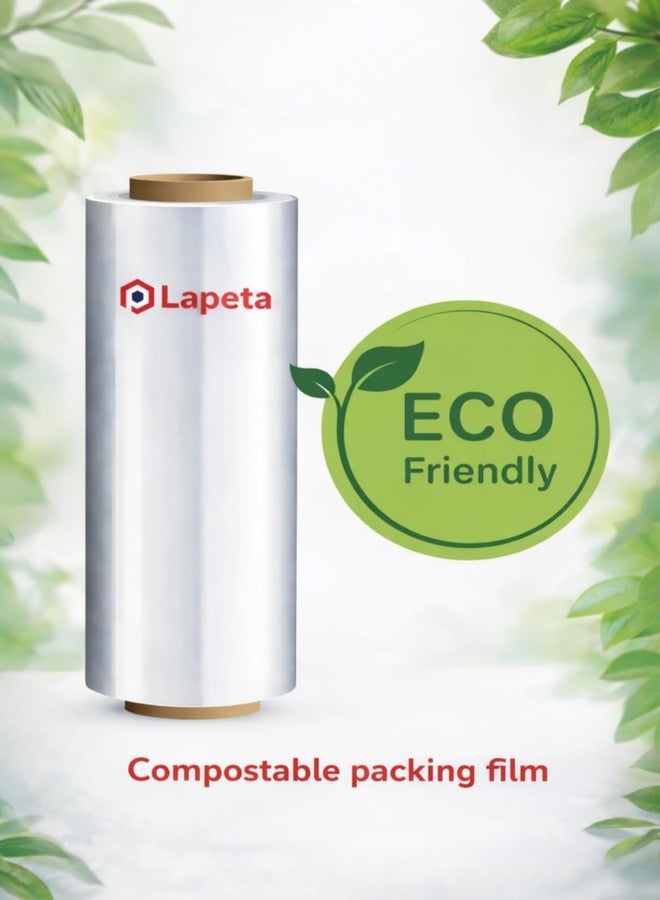 Lapeta Stretch Film Wrapping Roll 6 Inch x 400 Meter Length – Polyethylene, Self-Adhesive Wrap for Packing, Moving, and Storage. - Image 3