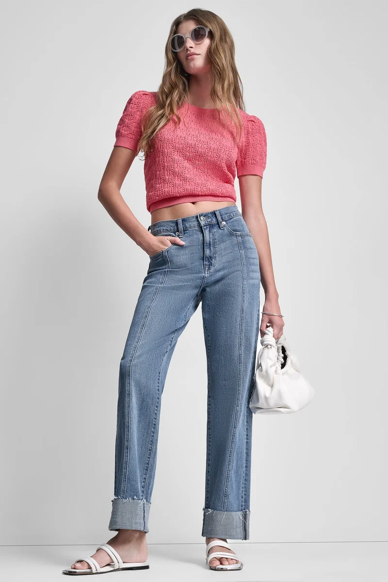 DKNY  HIGH RISE SEAMED CLA for Women | Best Price UAE