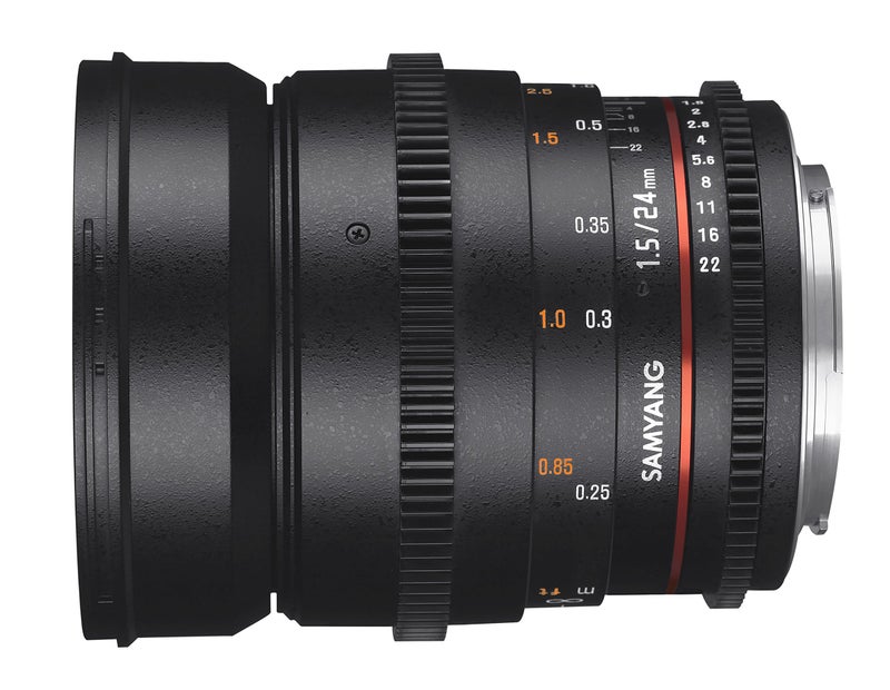 Samyang SYDS24M-N VDSLR II 24mm T1.5 Wide-Angle Cine Lens for Nikon (FX) Cameras - Image 4