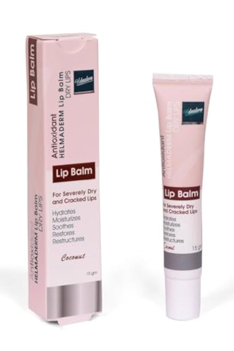 HELMADERM Lip Balm, Coconut Flavour 15 Gm - Image 1
