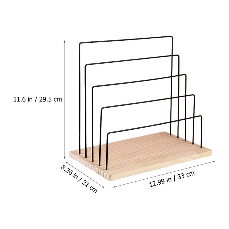 Black Iron 5 Tier Earring Display Stand Organizer Holder Jewelry Rack For Showroom Storage - Image 3