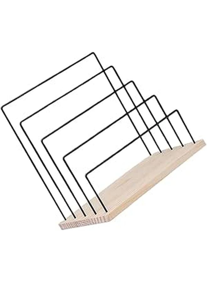 Black Iron 5 Tier Earring Display Stand Organizer Holder Jewelry Rack For Showroom Storage - Image 1