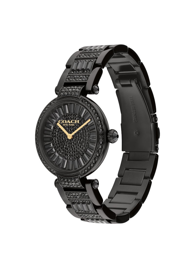 COACH COACH WATCHES ROUND ANALOG WOMEN'S BLACK CASE WATCH - 14504269  - Image 1