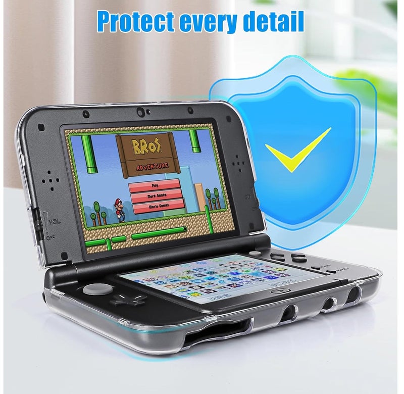 VSEER New 3DS XL Case - Ultra Clear Crystal Transparent Hard Shell Protective Case Cover Skin for New 2015 Nintendo 3DS XL LL - [New Modified Hinge-Less Design] - Image 5