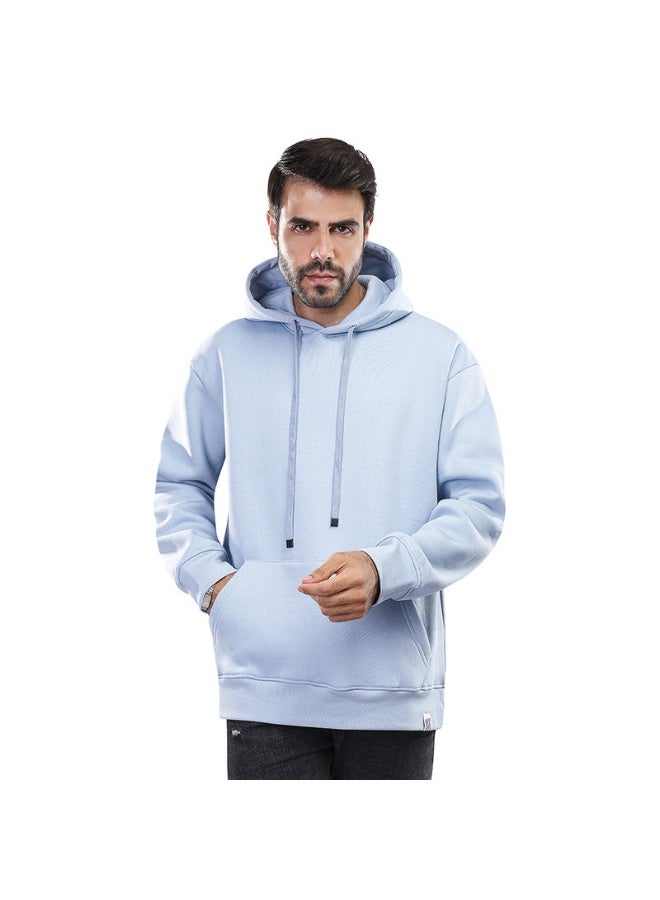 Coup Mens - Plain Hooded Sweatshirt With Long Sleeves - Image 1