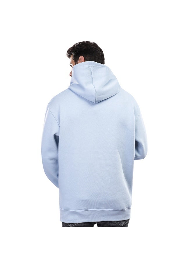 Coup Mens - Plain Hooded Sweatshirt With Long Sleeves - Image 2