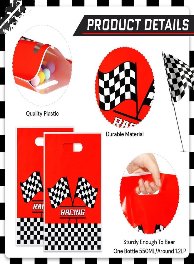 Eccliy 30 Pcs Birthday Party Favors Bags Animation Cartoon Party Supplies Candy Gift Bags with Handles (Race Car) - Image 4