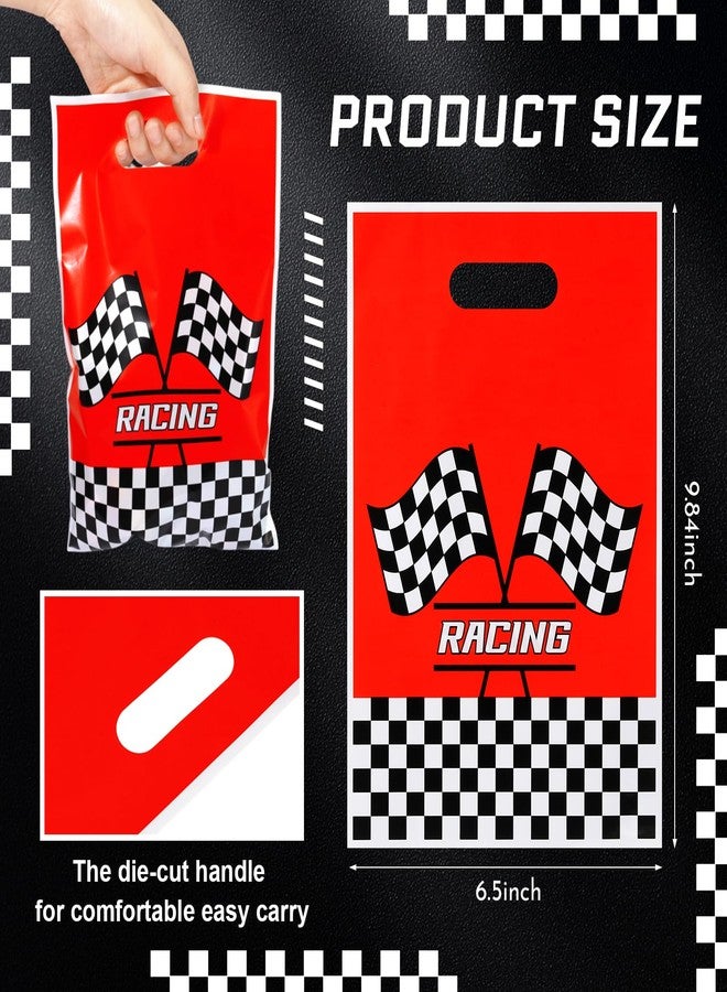 Eccliy 30 Pcs Birthday Party Favors Bags Animation Cartoon Party Supplies Candy Gift Bags with Handles (Race Car) - Image 3