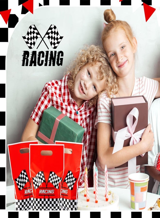 Eccliy 30 Pcs Birthday Party Favors Bags Animation Cartoon Party Supplies Candy Gift Bags with Handles (Race Car) - Image 2