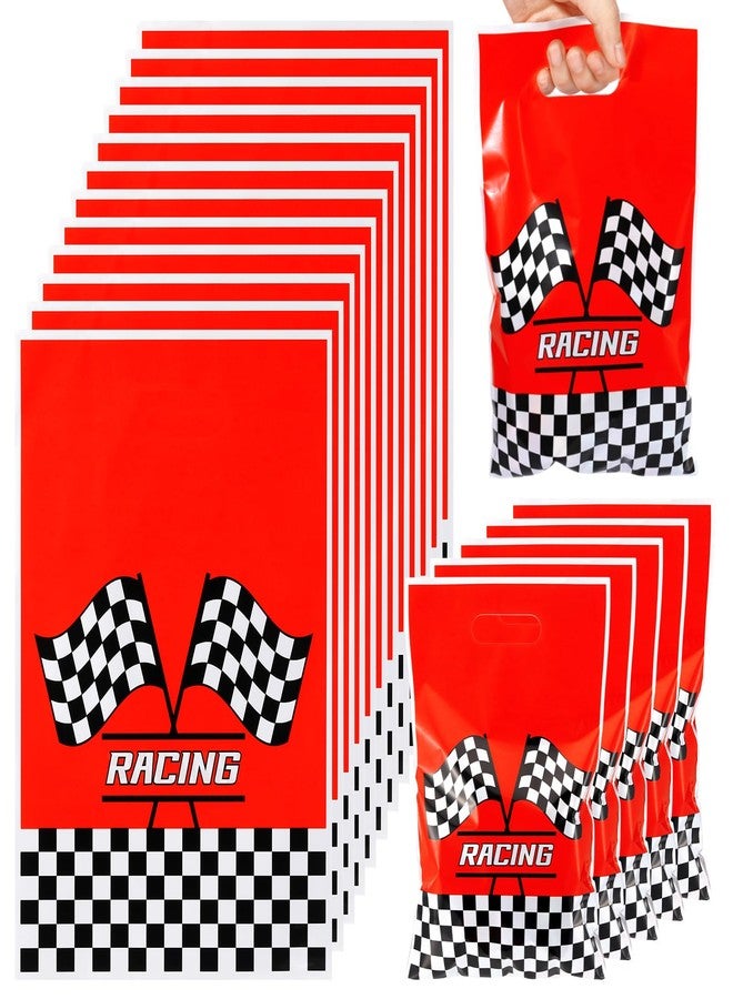 Eccliy 30 Pcs Birthday Party Favors Bags Animation Cartoon Party Supplies Candy Gift Bags with Handles (Race Car) - Image 1