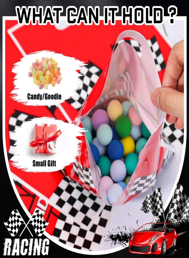 Eccliy 30 Pcs Birthday Party Favors Bags Animation Cartoon Party Supplies Candy Gift Bags with Handles (Race Car) - Image 5