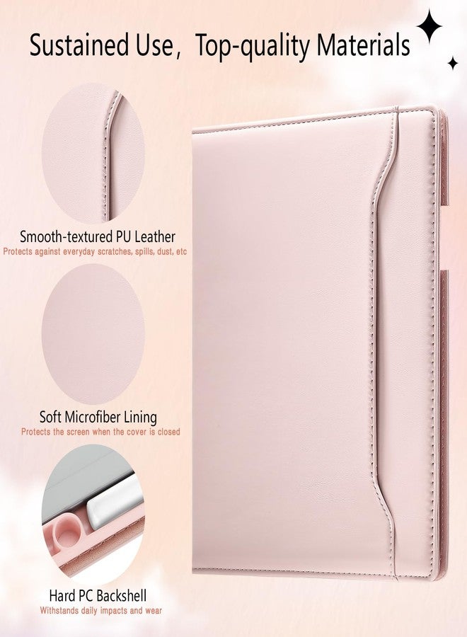 E NET-CASE Case for Remarkable 2 Paper Tablet - Business Design Protective Stand Cover with Pen Holder/Hand Strap/Carrying Shoulder Strap & Auto Sleep/Wake for 10.3" 2020 Released (Pink) - Image 4