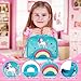 KMUYSL Toys for 18 Months Year Old Girls Plush Stuffed Animal with 5 Unicorn Babies in Plush Bag Toy Soft Plush Toys Set Christmas Birthday Gifts for 2 3 4 5 6 7 8 Girls Boys Baby Toddler Kids - Image 4