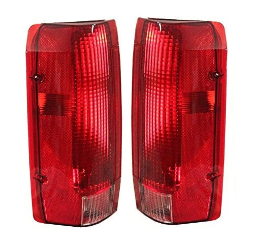 Rareelectrical New Pair Of Tail Lights Compatible With Ford F250 F350 Styleside Bed 19901996 E9tz 13404 C E9tz13404c E9tz13405C Fo2800106 E9tz13404C Fo2801105 E9tz 13405 C E9tz13405c