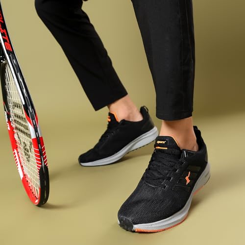 SPARX Sports Shoe SM-676 Black for Men - Image 3