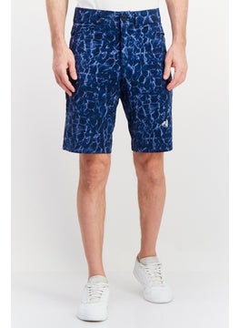 Men Sportswear Fit Tie Dye Outdoor Short, Blue