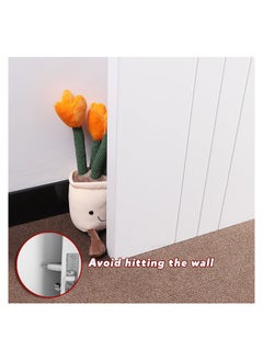 Y&D Door Stopper, Cute Decorative Plant Vegetable Weighted Heavy Wall Protectors, for Home and Office Floor Interior Fabric Design, Mushroom  - Image 3
