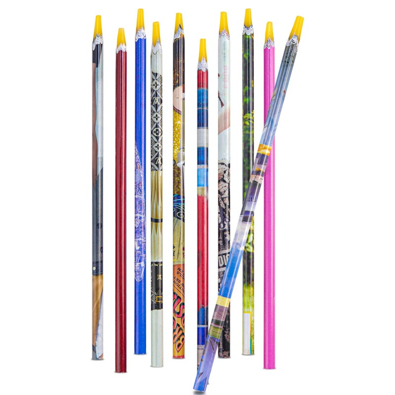 GA&EN Self Adhesive Pickup Pencil for Rhinestones and Diamond Painting, 10 PCS Long Rhinestone Picker Tool Kit for Nail Art, Nail Dotting Tools for Manicure, Jewel Applicator Gem Picker Pen Tool - Image 1