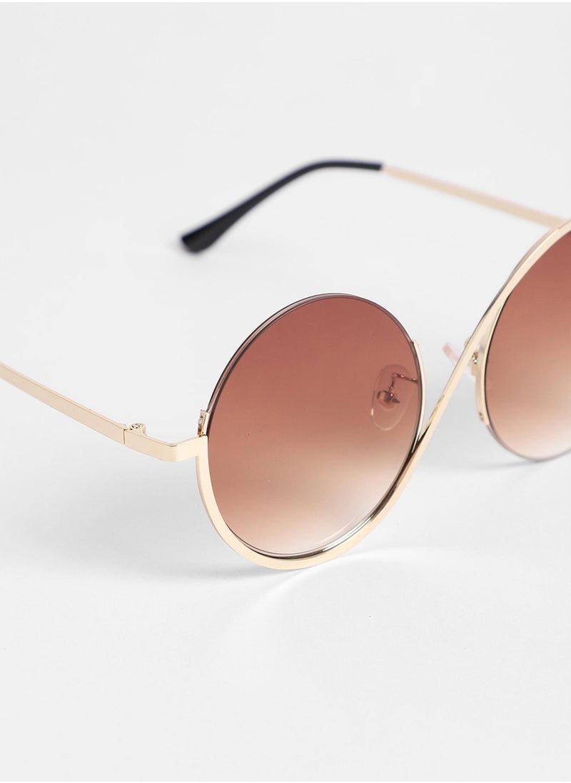 Swirl Round Sunglasses