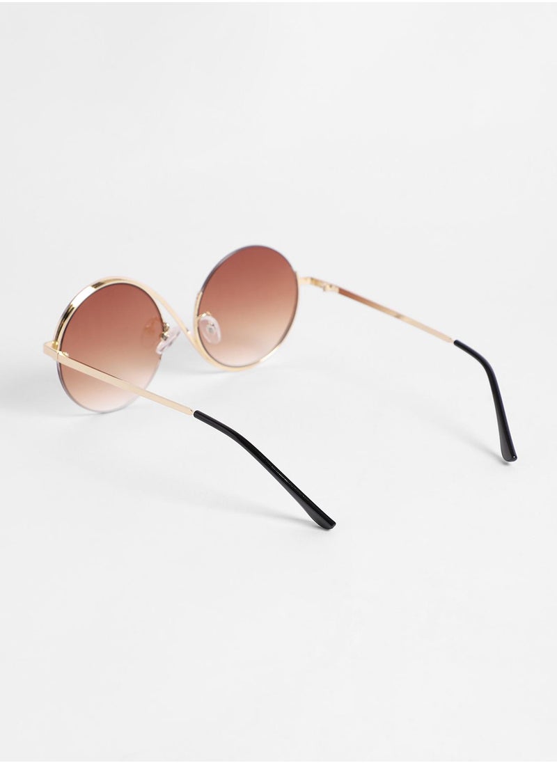 Swirl Round Sunglasses
