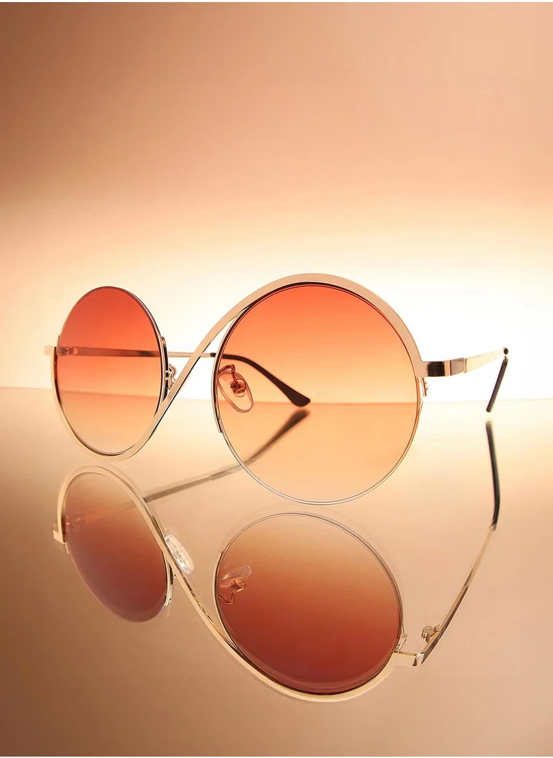 صوص هاوت Swirl Round Sunglasses