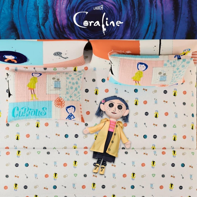 Franco Coraline Cuddle Pillow Plush, Kids Bedding Super Soft Plush Pillow, (Officially Licensed Product) by Franco - Image 4