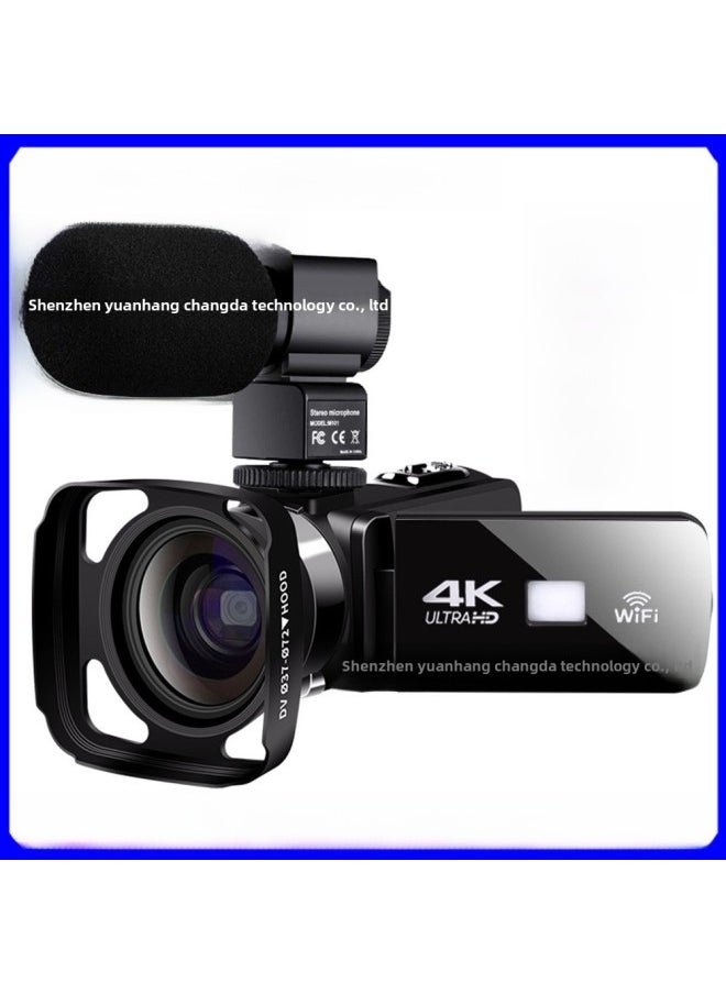 Generic - 4k High-definition Digital Camera Handheld Dv Infrared Sensing Night Mode Touch Screen Computer/digital Camera/digital Camera-Body Color:Original Battery X1 - Image 1