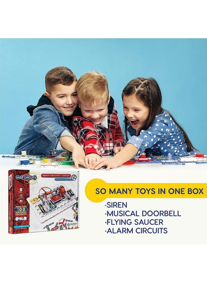 Snap Circuits Snap Circuits Jr. SC-100 Electronics Exploration Kit, Over 100 Projects, Full Color Project Manual, 28 Parts, STEM Educational Toy for Kids 8 +  - Image 3
