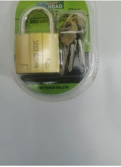 Generic Heavy Duty Brass Padlock 32mm - Small Size - 90g - Star Key Not Duplicated - Very High Security - With 3 Copy Keys  - Image 1