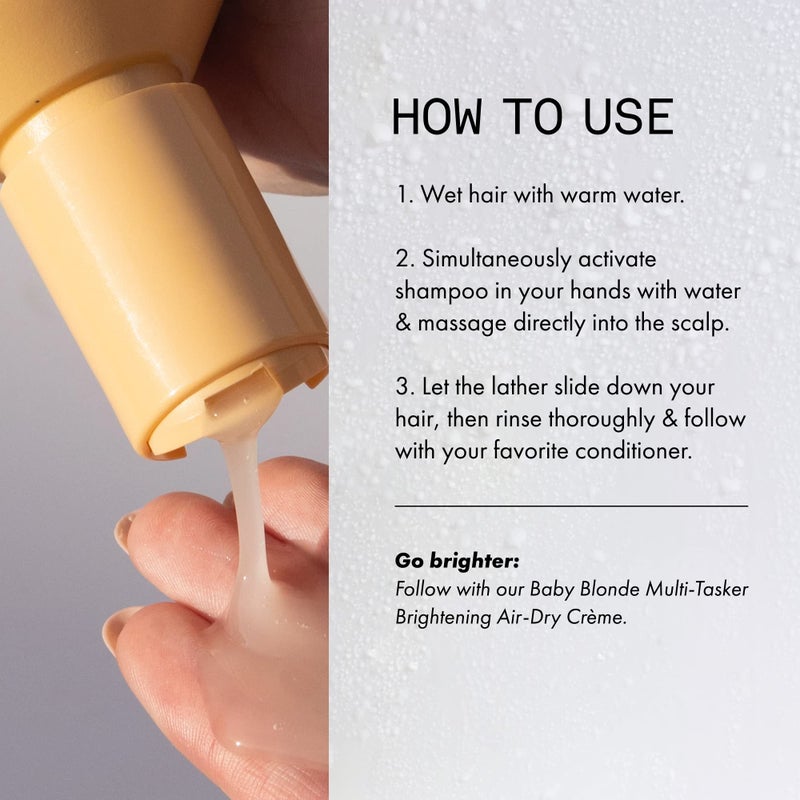 Fekkai Baby Blonde Brighten & Boost Shampoo - 8.5 oz - Brightening Cleanser - Salon Grade, EWG Compliant, Vegan & Cruelty Free - Image 4