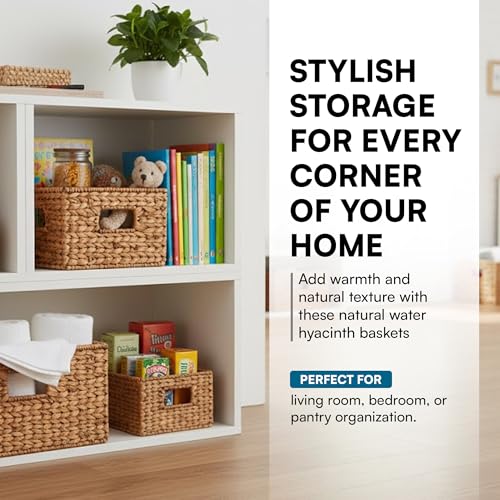 Honey Can Do Honey-Can-Do Natural Wicker Storage Baskets, Perfect For Organizing, Storage, and Gifts, Multi-size 3-Pack Nesting Baskets for Home Organization and Décor - Image 3