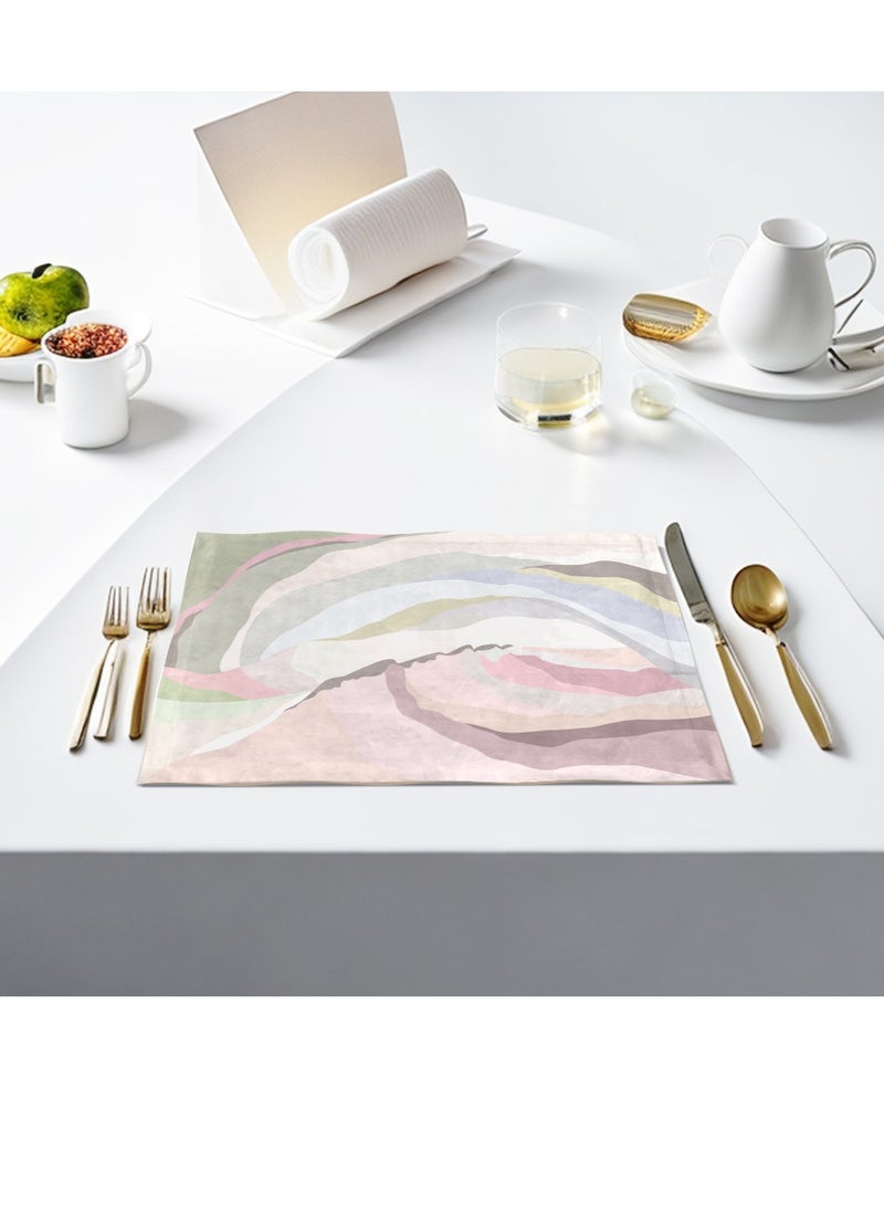 RIZARIES Pink Mist Table Mats - Image 1