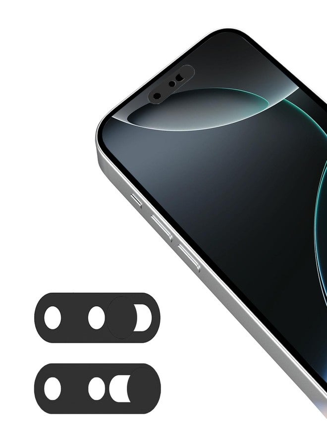 EYSOFT Front Camera Cover Compatible for iPhone 16/16Plus/16Pro/16Pro Max/15/15 Plus/15 Pro/15 Pro Max/14 Pro/14 Pro Max,Webcam Cover Protect Privacy and Security,Not Affect Face ID,Black-Updated Version - Image 1