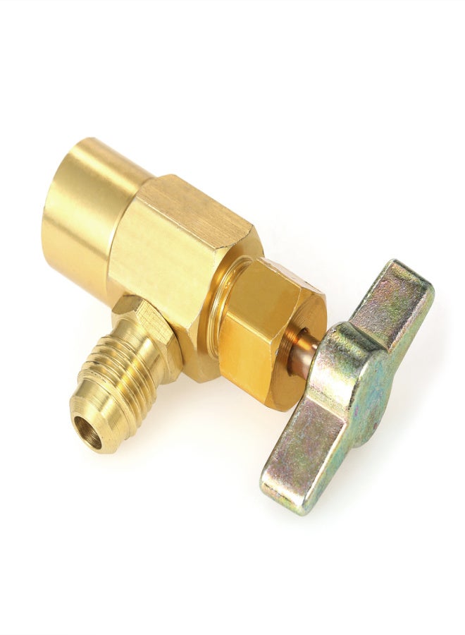 Automobile Air Conditioner Refrigerants Can Dispensing R134A R-134 AC Refrigerant Aluminum Tap 1/2" ACME Thread Valve Tool - Image 4